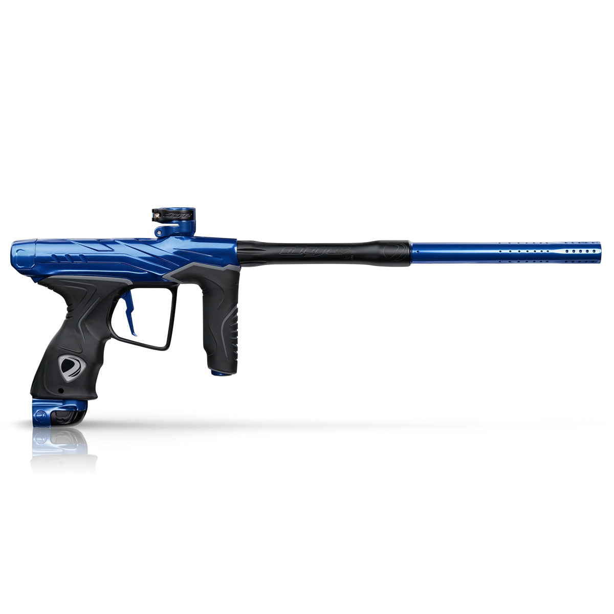 DYE DLS Paintball Marker - Blue Wave, with updated V2 Bolt