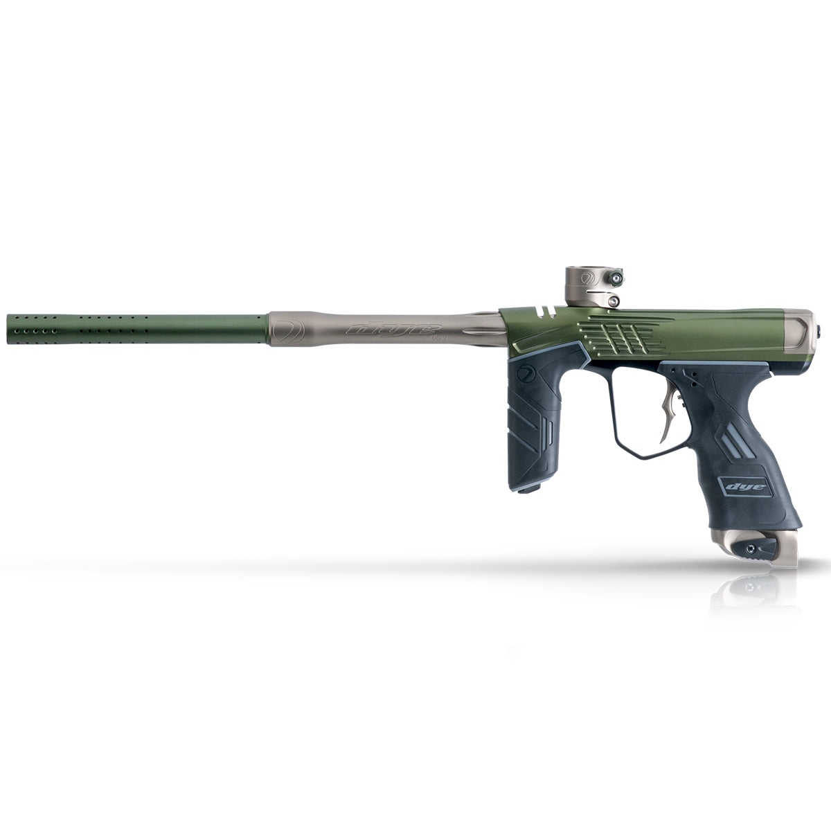 DYE DSR+ ICON Paintball Marker - Army Olive Green