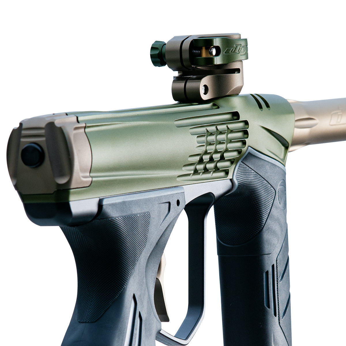 DYE DSR+ ICON Paintball Marker - Army Olive Green