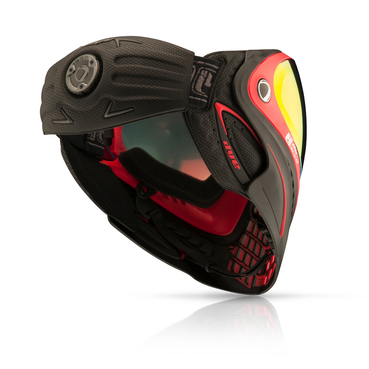 DYE i4 Pro Paintball Goggle Meltdown Black / Red