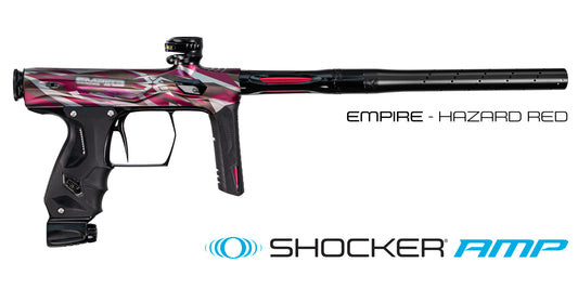 Shocker® AMP Empire Paintball Marker - Hazard Red