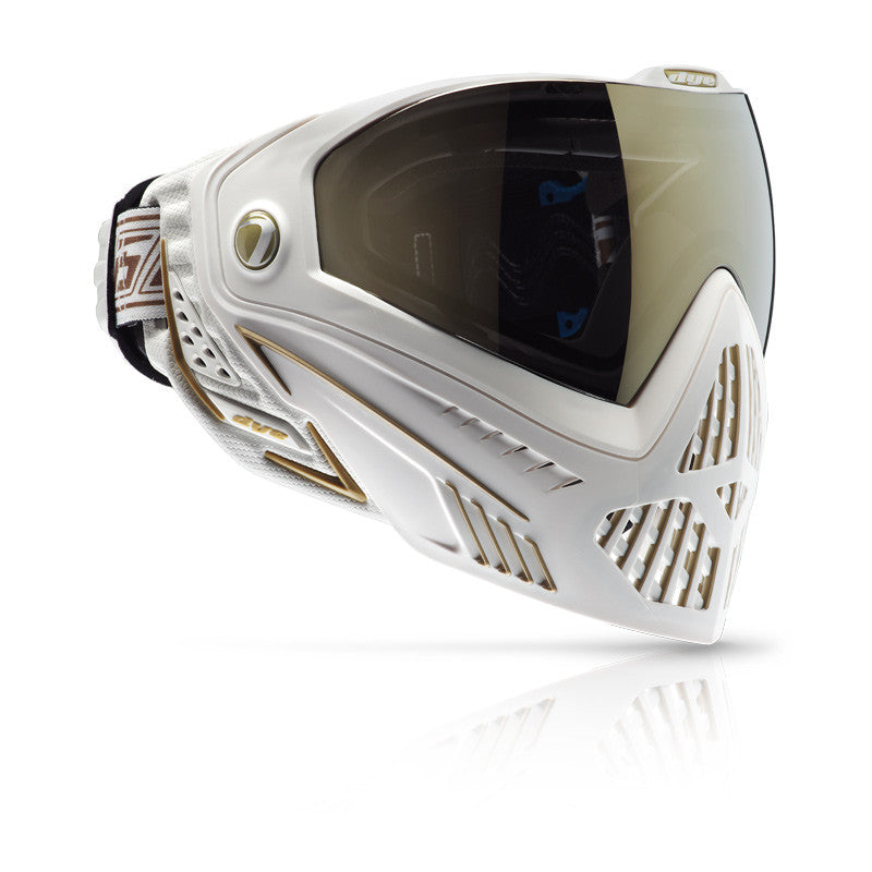 DYE i5 Paintball Goggle White Gold